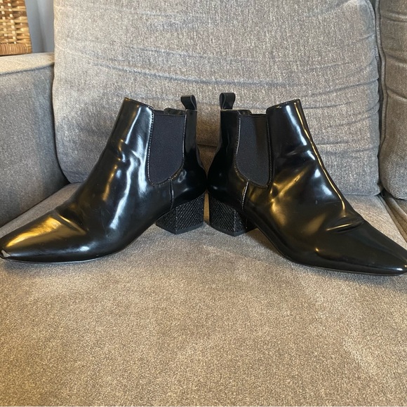 Ankle Boots with Sparkly Heel size 9 - Picture 1 of 4